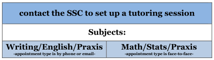 Cumberland tutoring schedule